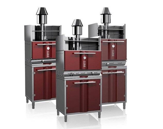 professional charcoal bbq